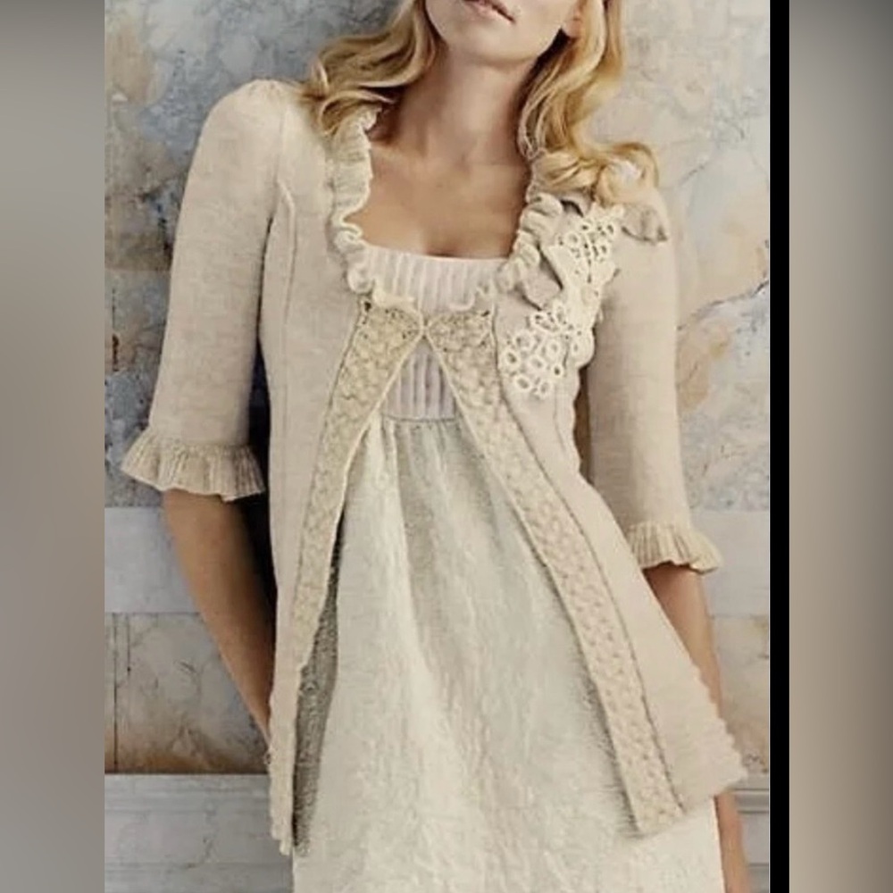 NWT Anthropologie Havilland cardigan size m